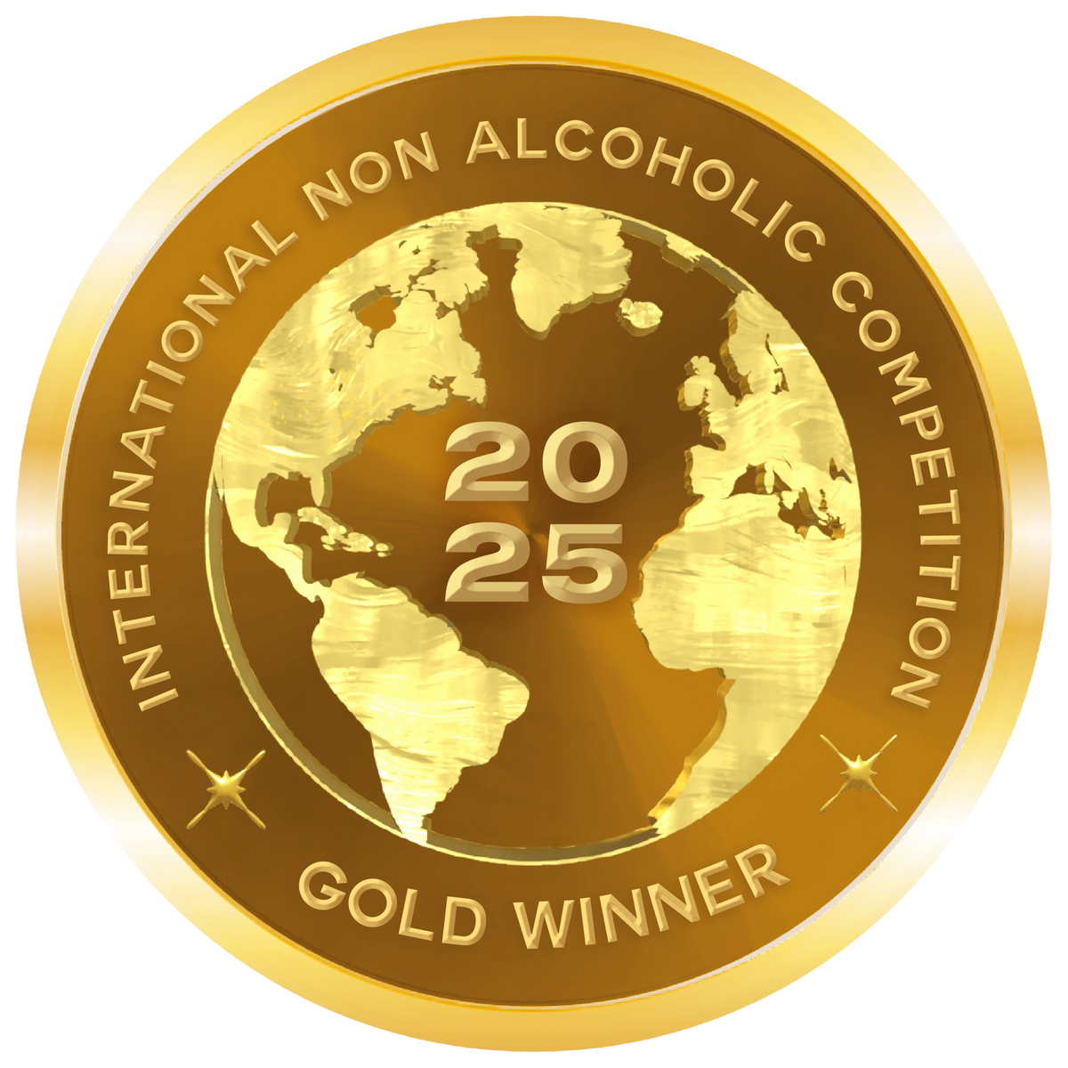 International Non-Alcohol Competition 2025 Gold Winner medal