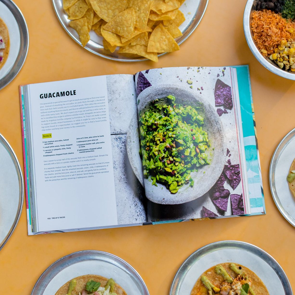 Trejo's Tacos Cookbook signed by Danny Trejo
